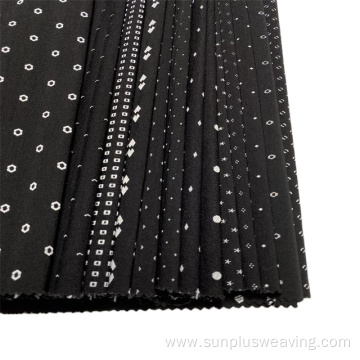 black white Bengaline Fabric for women